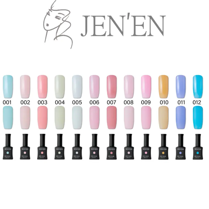 JEN’EN凝膠指甲油 冰透01-12