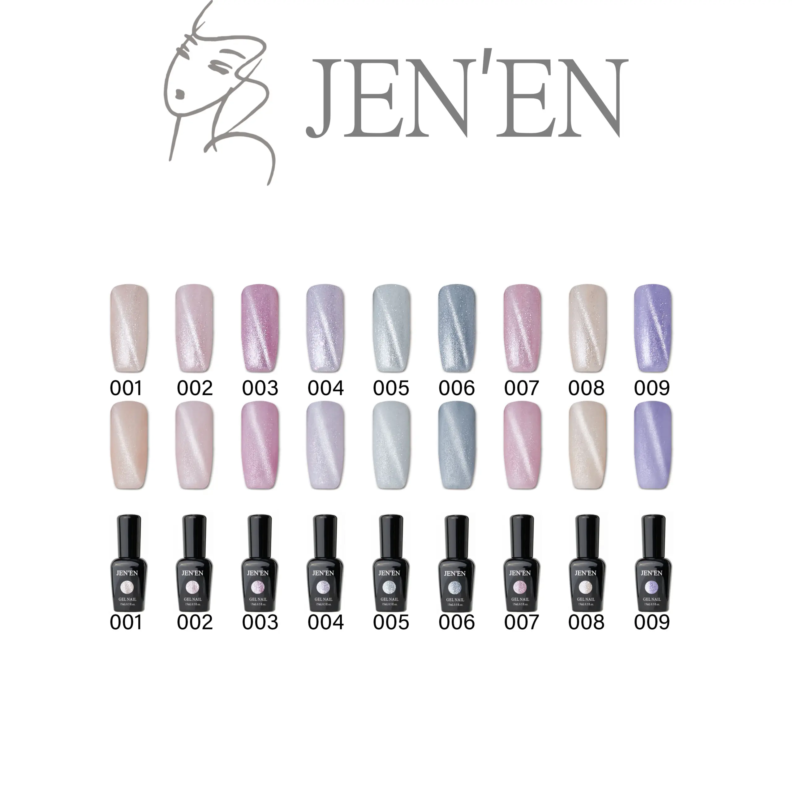 JEN’EN冰沙貓眼膠01-09