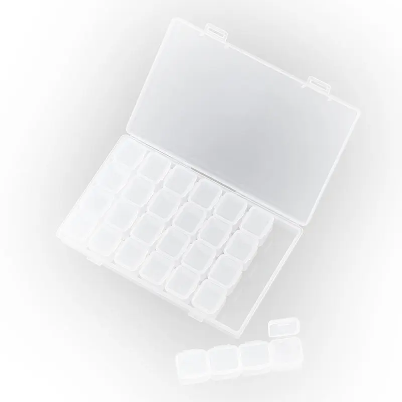 塑料4格7入飾品盒